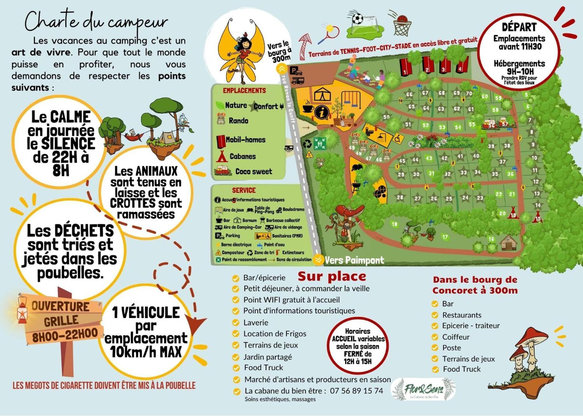 Camping Le Val Aux Fees - Broceliande Concoret Exterior foto