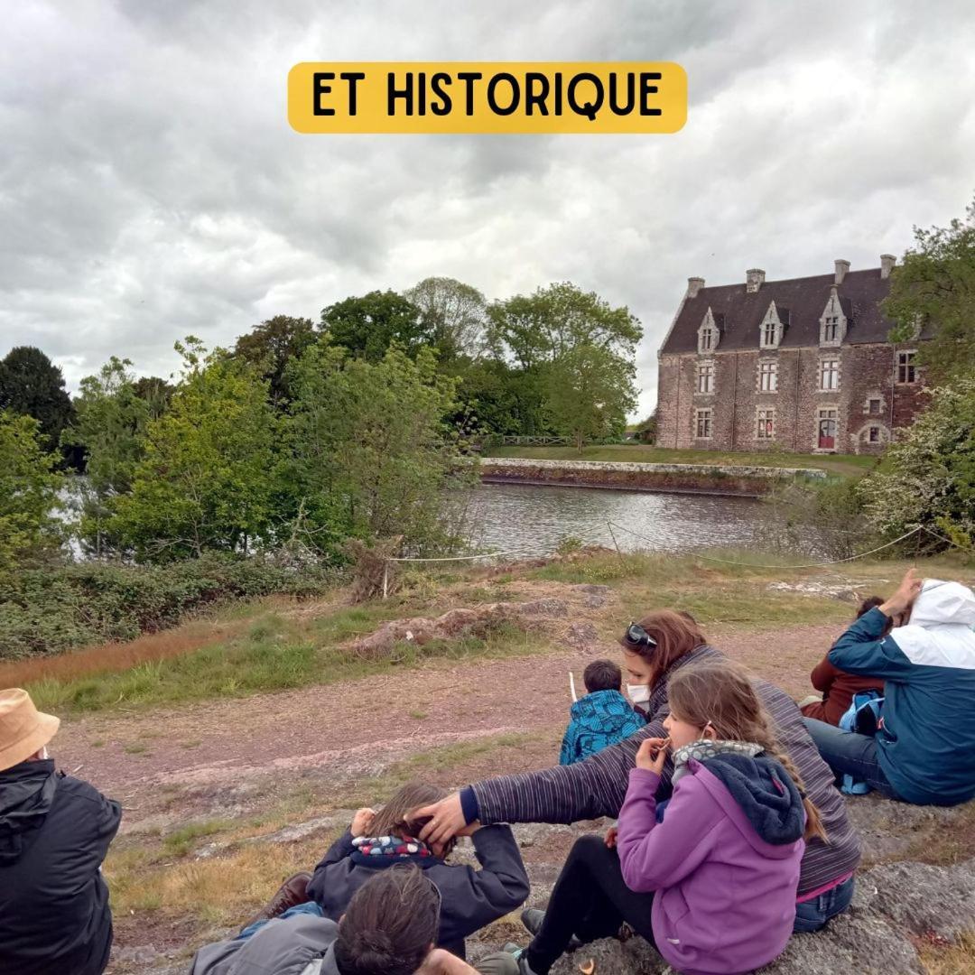Camping Le Val Aux Fees - Broceliande Concoret Exterior foto
