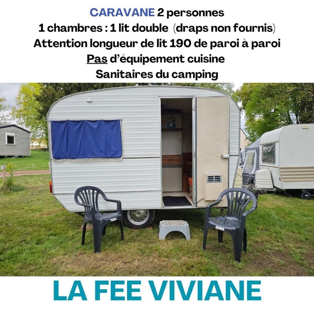 Camping Le Val Aux Fees - Broceliande Concoret Exterior foto
